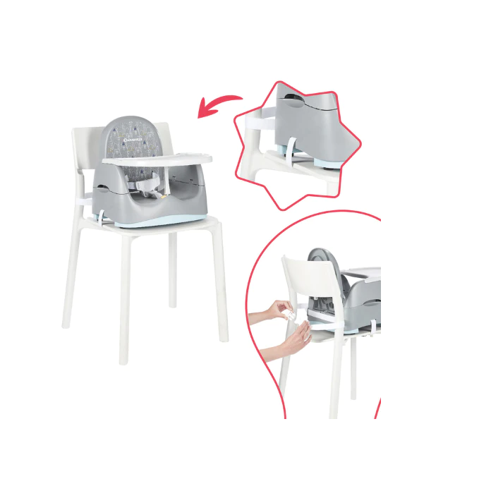Badabulle - Booster compact Home&Go din materiale reciclabile [2]