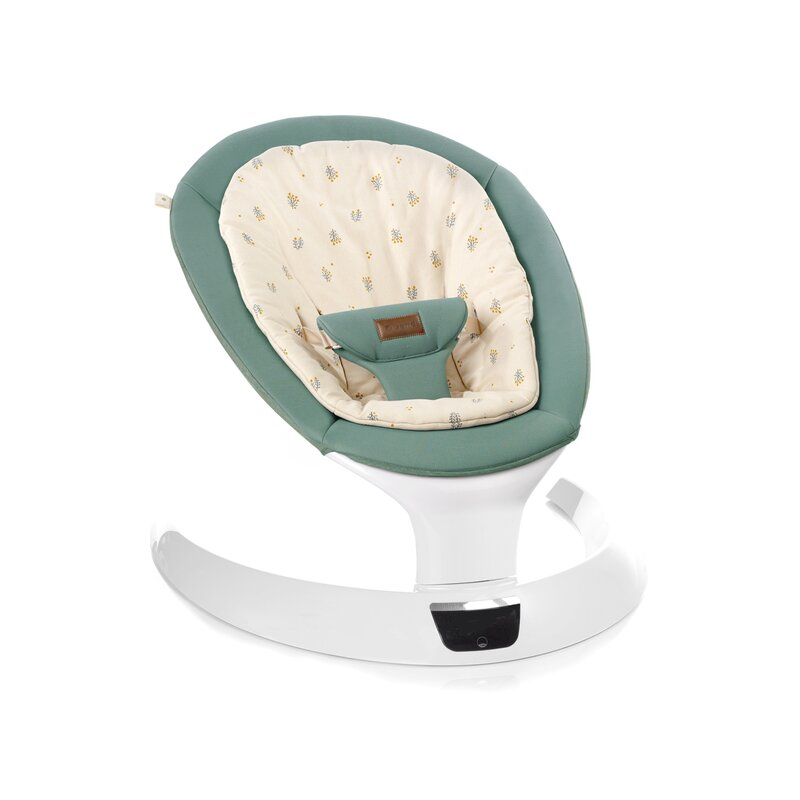Balansoar electric, Jane, Moon, Cu 5 trepte de viteza, Timer, 12 melodii si 5 sunete ale naturii, Conform cu standardul european EN 12790:2023, Botanic [1]