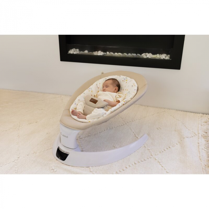 Balansoar electric, Jane, Moon, Cu 5 trepte de viteza, Timer, 12 melodii si 5 sunete ale naturii, Conform cu standardul european EN 12790:2023, Star [6]