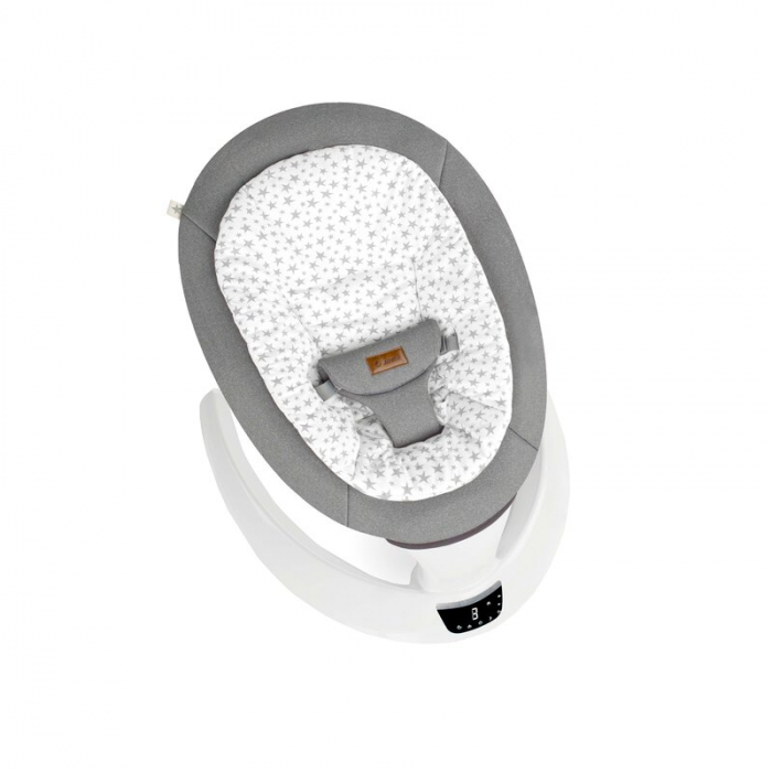 Balansoar electric, Jane, Moon, Cu 5 trepte de viteza, Timer, 12 melodii si 5 sunete ale naturii, Conform cu standardul european EN 12790:2023, Star [2]