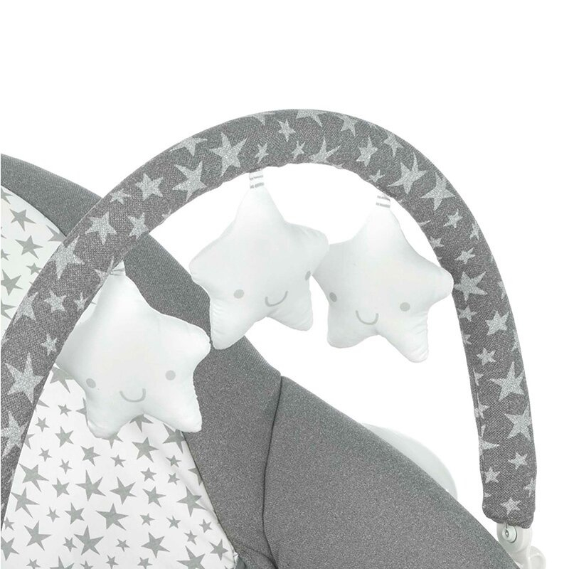 Balansoar, Jane, Evolution, Cu vibratii si melodii, Bara de jucarii si spatar reglabil, Conform cu standardul european de siguranta EN 12790:2023, Sesame [8]