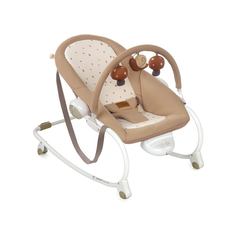 Balansoar, Jane, Evolution, Cu vibratii si melodii, Bara de jucarii si spatar reglabil, Conform cu standardul european de siguranta EN 12790:2023, Sesame [1]