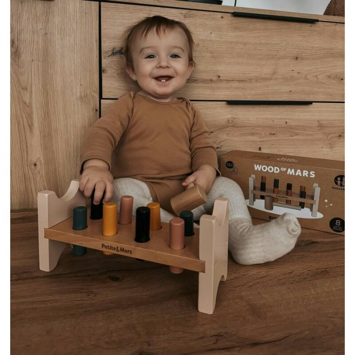 Banc de lucru, Petite&Mars, Big Bang Wood of Mars, 12 luni+, Multicolor [6]