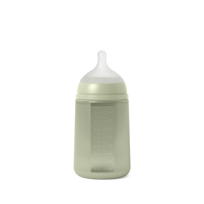 Biberon anticolici din silicon Suavinex Colour Essence 240 ml cu tetina SX Pro [2]
