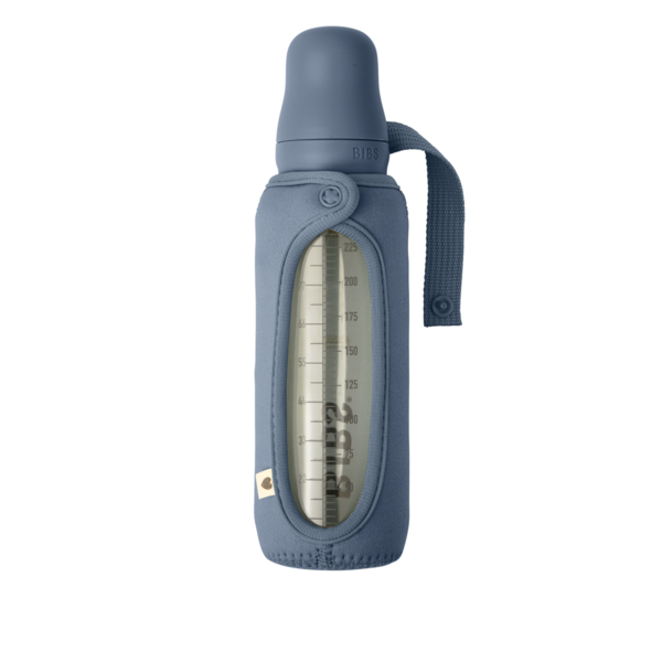 BIBS - Husa pentru biberonul din sticla 225 ml, Petrol [2]