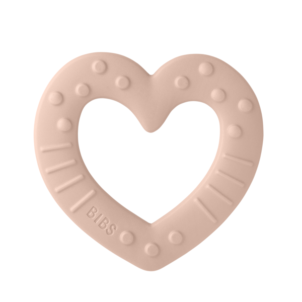 BIBS - Jucarie de dentitie in forma de inima, Blush [1]
