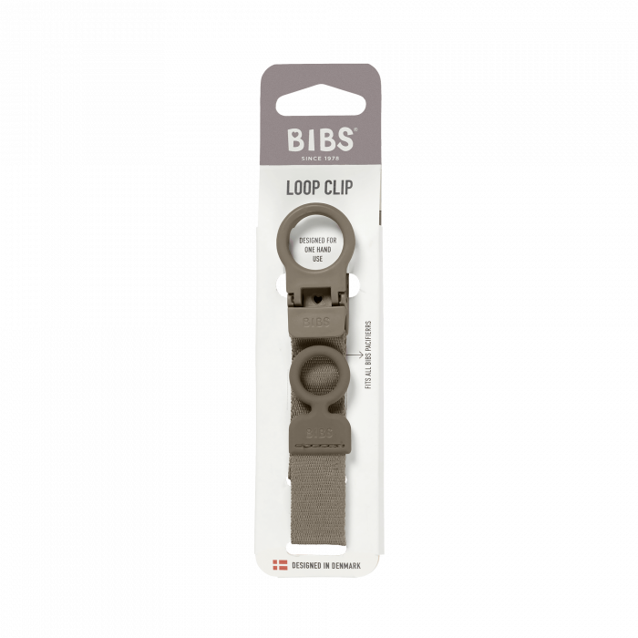 BIBS - Lantisor clip Loop pentru suzeta, Dark Oak [3]