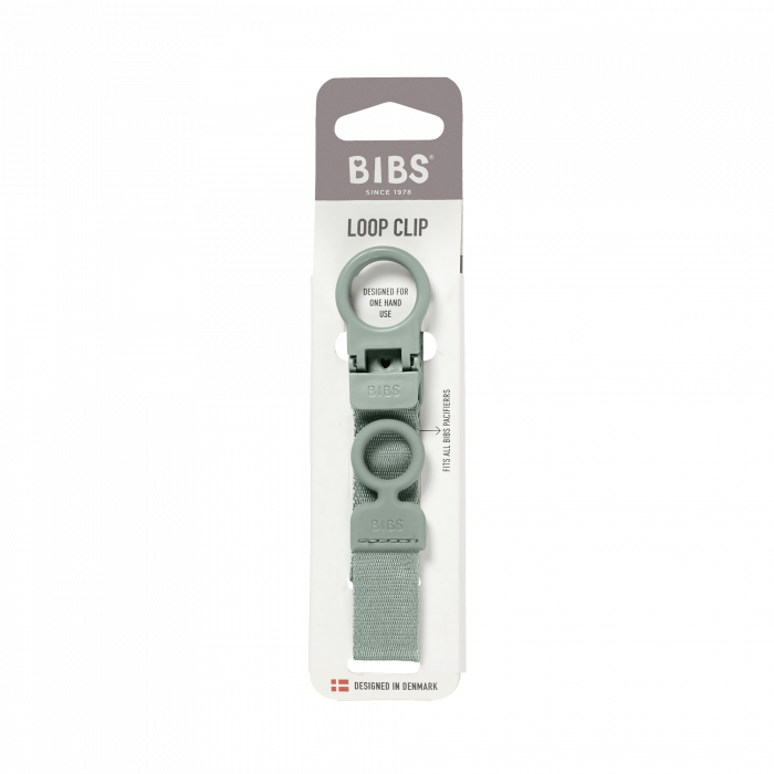 BIBS - Lantisor clip Loop pentru suzeta, Sage [4]