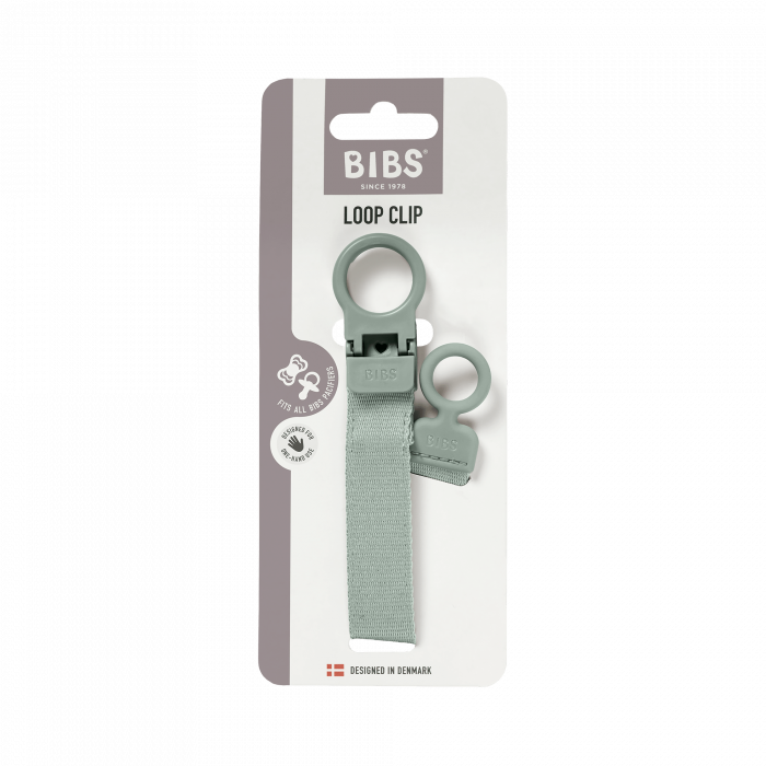 BIBS - Lantisor clip Loop pentru suzeta, Sage [2]