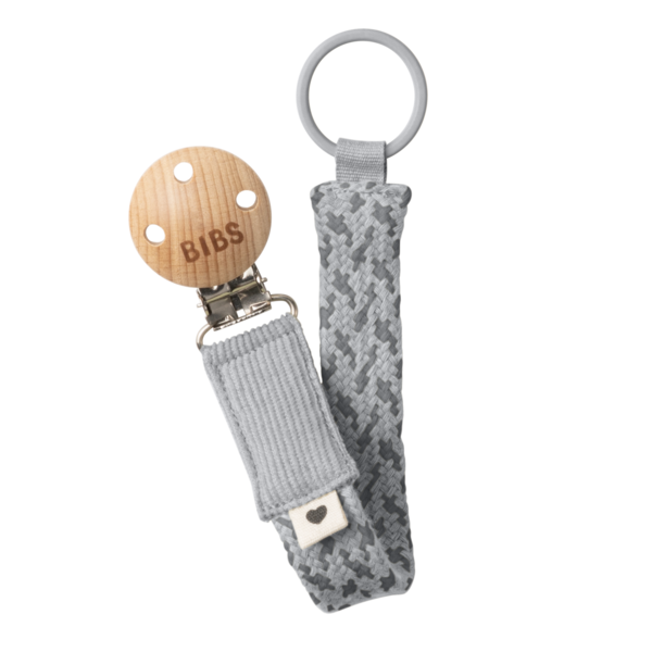 Bibs - Lantisor clip pentru suzeta, Cloud/Iron [1]