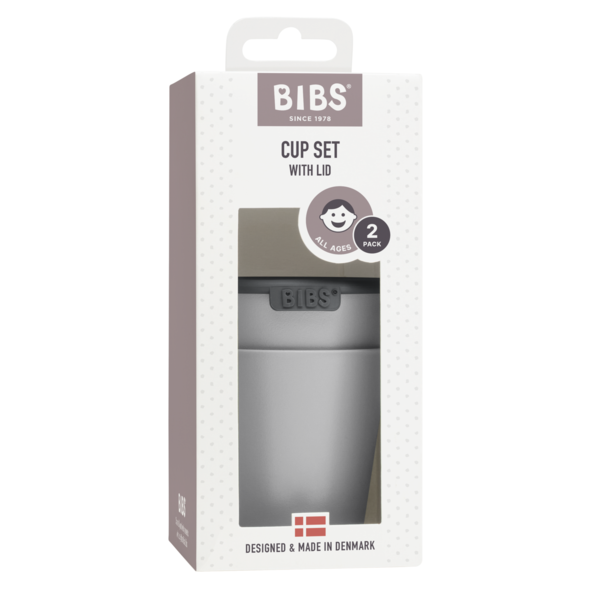 BIBS - Set 2 pahare pentru bebe, Cloud [2]