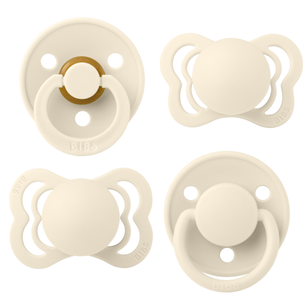 BIBS - Set 4 suzete Try-it collection 0 luni +-Ivory [2]