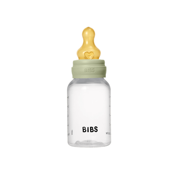 BIBS - Set complet biberon anticolici PP fara BPA, 150 ml, Latex, Sage [2]