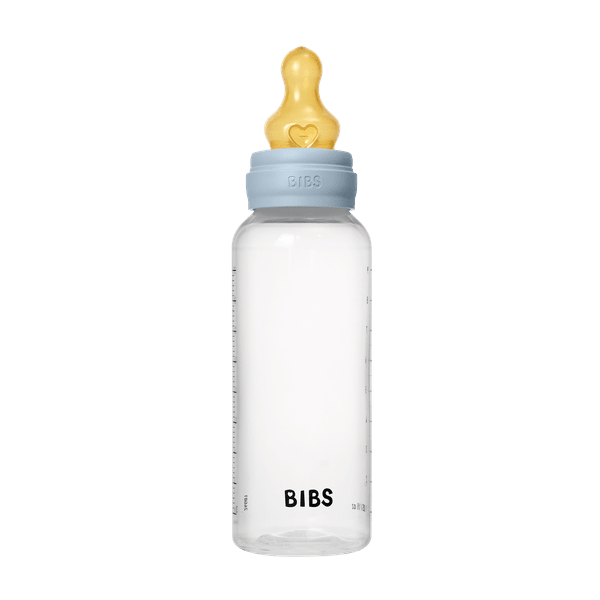 BIBS - Set complet biberon anticolici PP fara BPA, 270 ml, Latex, Baby Blue [4]