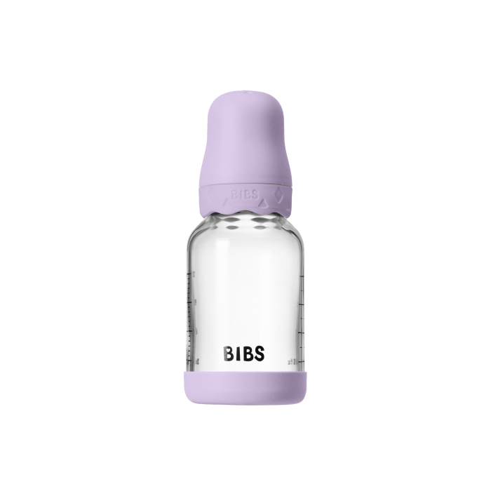BIBS - Set complet biberon Boheme din sticla anticolici cu tetina din latex, flux lent, 120 ml, Violet Sky [3]