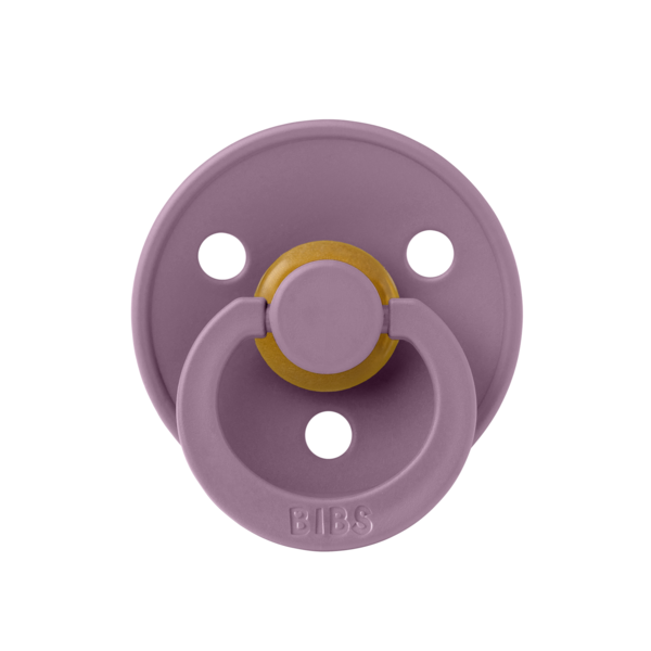 BIBS - Suzeta Colour Latex, tetina anatomica, 0 luni +-Mauve [1]