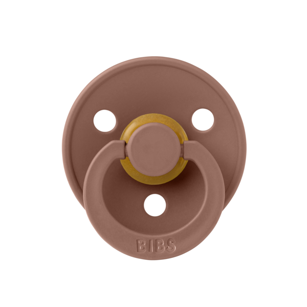 BIBS - Suzeta Colour Latex, tetina anatomica, 0 luni +-Woodchuck [1]
