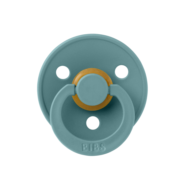 BIBS - Suzeta Colour Latex, tetina rotunda, 0 luni +-Island Sea [1]
