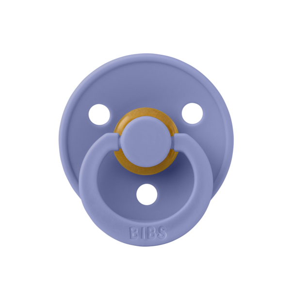 BIBS - Suzeta Colour Latex, tetina rotunda, 0 luni +-Peri [2]