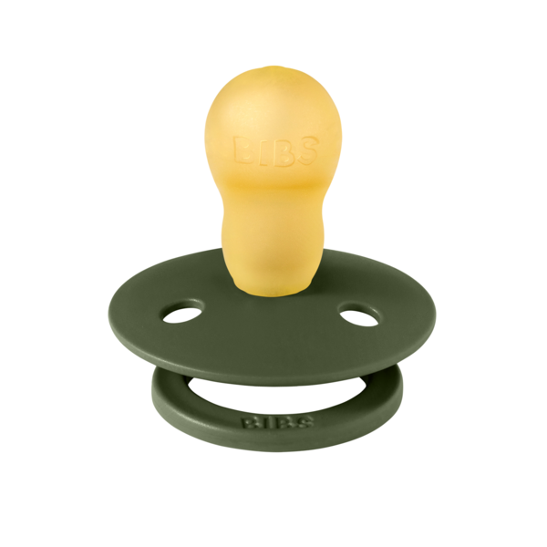 BIBS - Suzeta Colour Latex, tetina rotunda, 18 luni+-Hunter Green [2]