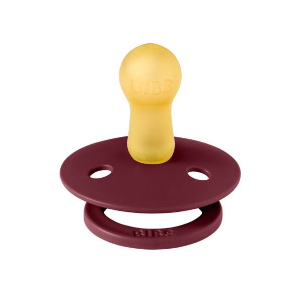 BIBS - Suzeta Colour Latex, tetina rotunda, 6 luni +-Elderberry [2]