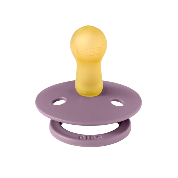BIBS - Suzeta Colour Latex, tetina rotunda, 6 luni +-Mauve [2]