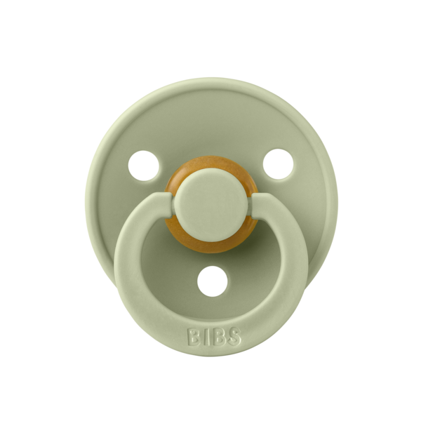 BIBS - Suzeta Colour Latex, tetina simetrica, 0 luni +-Sage [1]