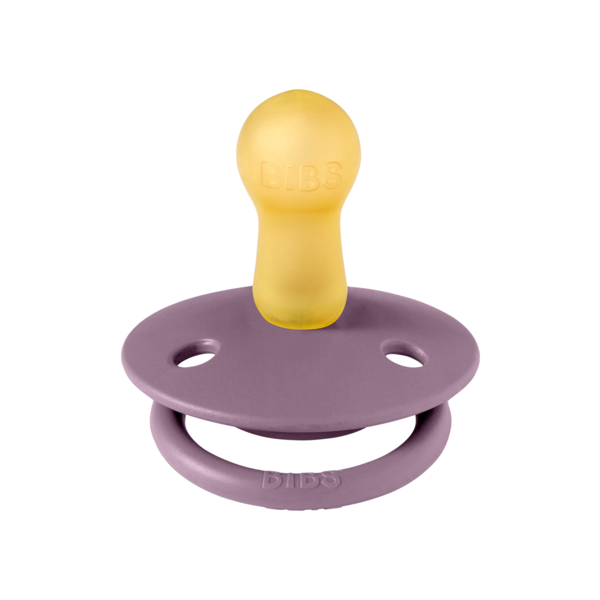 BIBS - Suzeta De Lux Latex, tetina rotunda, 6 luni +-Mauve [2]