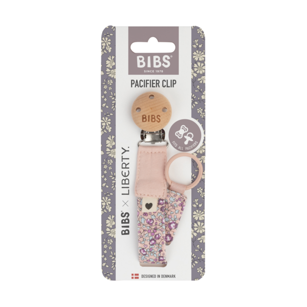 BIBS x LIBERTY - Lantisor clip pentru suzeta, Eloise Blush [2]