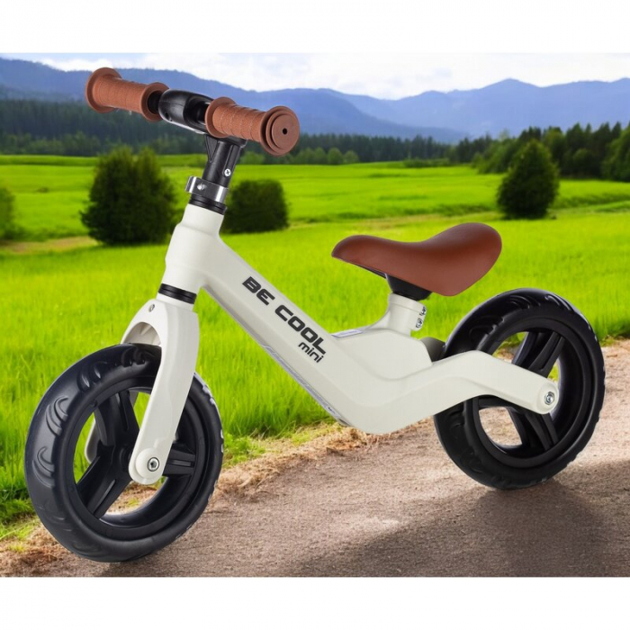 Bicicleta fara pedale, FreeON, Be Cool Mini, Cu ghidon si sa reglabile, Roti din EVA, Pana in 30 Kg, Roti 8 inch, 12 luni+, Alb [2]