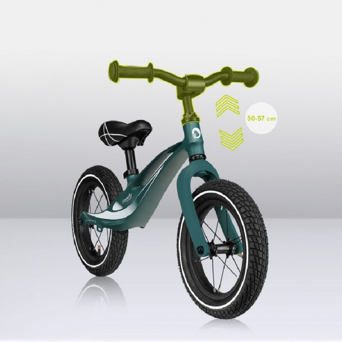 Bicicleta fara pedale, Lionelo, Bart Air, Usoara, Cu roti gonflabile, Cu cadru din magneziu, Cu ghidon si sa reglabile, Greutate 3.8 Kg, 12 inch, Conform cu standardul european de securitate EN71, Gre [17]