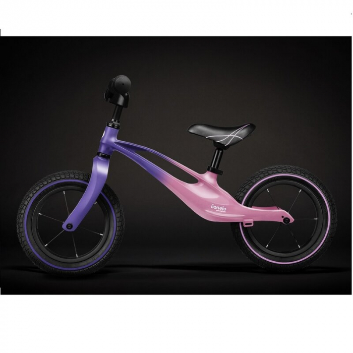 Bicicleta fara pedale, Lionelo, Bart Air, Usoara, Cu roti gonflabile, Cu cadru din magneziu, Cu ghidon si sa reglabile, Greutate 3.8 Kg, 12 inch, Conform cu standardul european de securitate EN71, Pin [16]