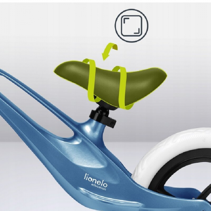 Bicicleta fara pedale, Lionelo, Bart, Usoara, Cu cadru din magneziu, Cu ghidon si sa reglabile, Greutate 3 Kg, 12 inch, Conform cu standardul european de securitate EN71, Sky Blue [19]