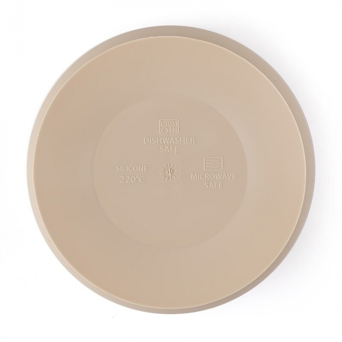 Bol, Petite&Mars, Take&Match, Cu ventuza, Silicon, Fara BPA, 450 ml, 6 luni+, Bej [3]