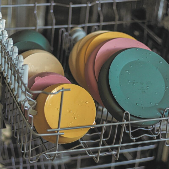 Bol, Petite&Mars, Take&Match, Din silicon, Cu ventuza, Fara BPA, 6 luni+, 350 ml, Bej [12]