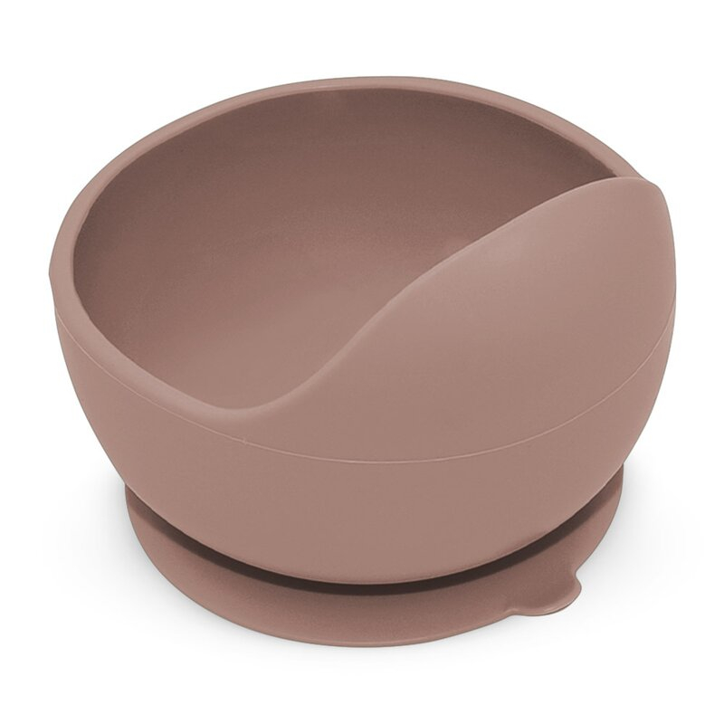 Bol, Petite&Mars, Take&Match, Din silicon, Cu ventuza, Fara BPA, Adecvat pentru masina de spalat vase si microunde, Nu absoarbe mirosuri, 6 luni+, 360 ml, Velvet Latte, Maro pudrat [2]
