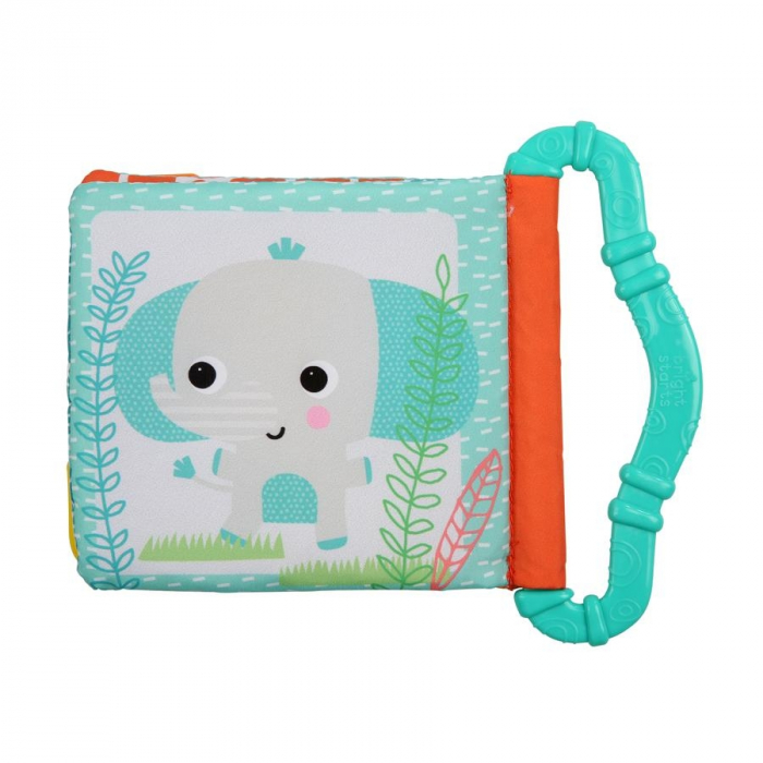 Bright Starts - Jucaria rontaie si invata Teethe & Read Albastru [7]