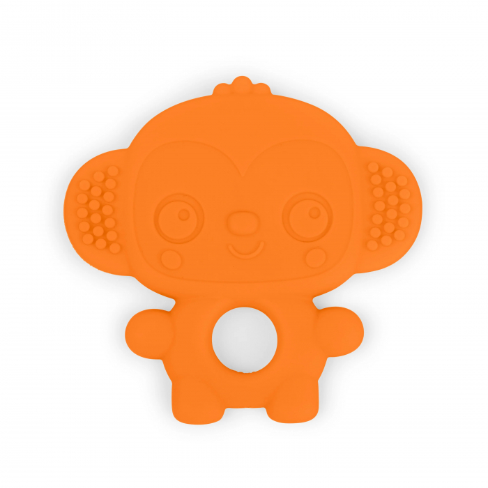 Bright Starts - Set 3 jucarii de dentitie texturate Gummy Buddies -  Elefant, Leu, Maimuta [3]