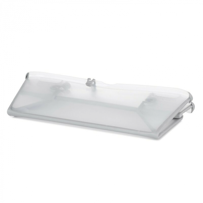 Cadita de baie cu pliere ultra-compacta, Jane, Oasis, Cu doua manere, 68 x 42 x 26 cm, Conform cu standardul european de siguranta EN 17072:2018, White [6]