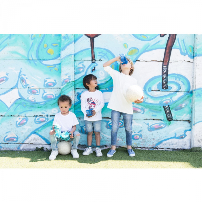 Cana cu pai, Nuby, Anti-alunecare, Cu inchidere etansa, Plastic, 360 ml, 12+ luni, Albastru inchis [4]