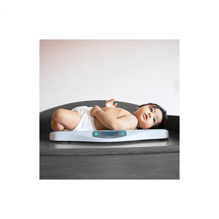 Cantar pentru bebelusi, BBluv, Kilo, Digital, Foarte precis, Unitati de masura kg, lb, oz, Pana la 20 kg, Cu functie de precizie cand se misca bebe, Ecran LCD, WHite [4]