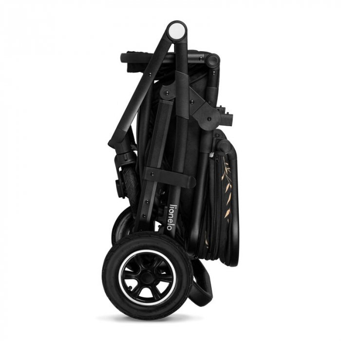 Carucior 2 in 1, Lionelo, Amber, Editie limitata Lovin\', Cadru aluminiu, Cu landou intarit si salteluta moale, Reversibil, Maner ajustabil, Huse pentru picioare, ploaie, Plasa de tantari, Geanta pari [30]