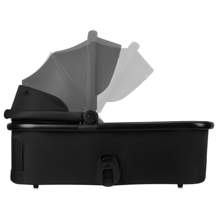 Carucior 2 in 1, Lionelo, Layla, Pana la 22 kg, Cadru aluminiu, Cu landou intarit si salteluta din spuma AirDots, Reversibil, Cu ventilatie 3D, Cu accesorii, EN1888-1, EN1888-2, EN1466, Negru [26]