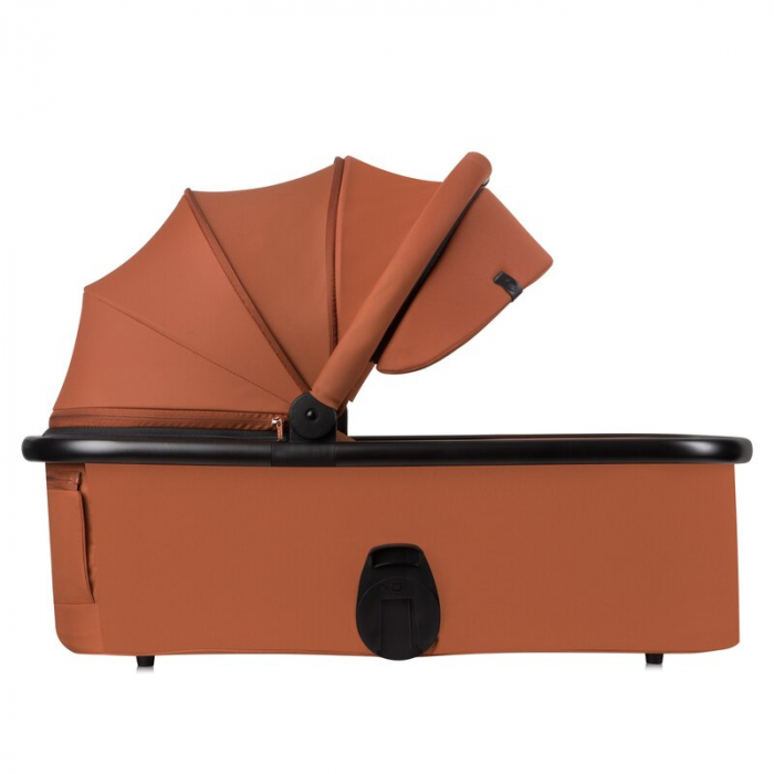 Carucior 2 in 1, Lionelo, Layla, Pana la 22 kg, Cadru aluminiu, Cu landou intarit si salteluta din spuma AirDots, Reversibil, Cu ventilatie 3D, Cu accesorii, EN1888-1, EN1888-2, EN1466, Maro [28]