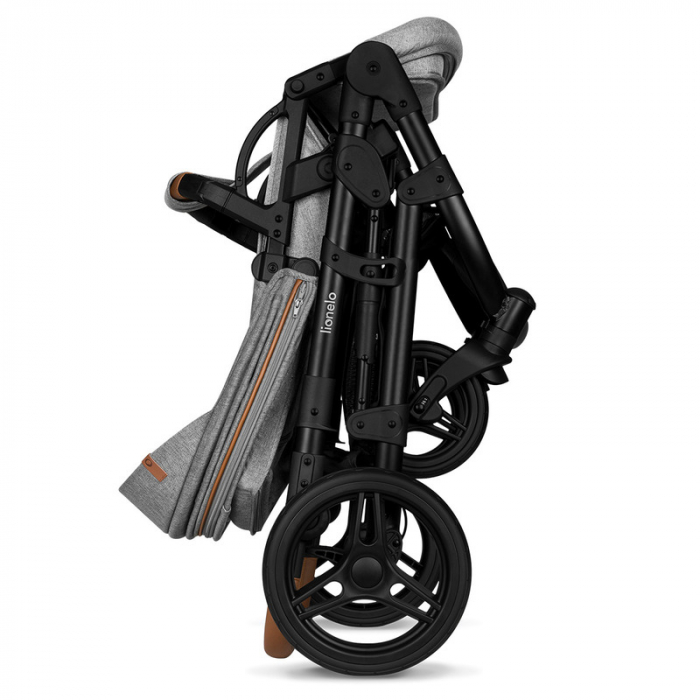 Carucior 2 in 1, Lionelo, Mari Tour, Cu landou individual si salteluta moale, Reversibil, Maner ajustabil, Plasa de tantari, Husa de picioare, Geanta parinti, 22 kg, Conform cu standardele europene de [23]
