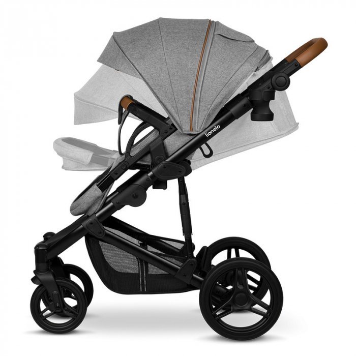 Carucior 2 in 1, Lionelo, Mari Tour, Cu landou individual si salteluta moale, Reversibil, Maner ajustabil, Plasa de tantari, Husa de picioare, Geanta parinti, 22 kg, Conform cu standardele europene de [8]