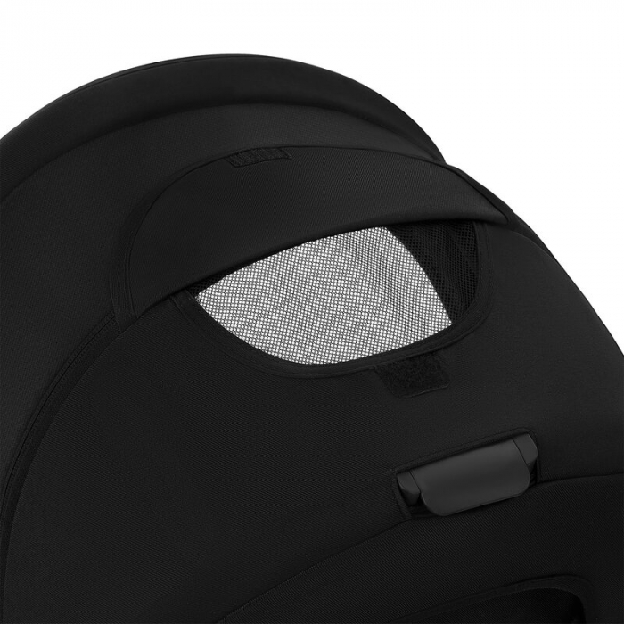 Carucior 2 in 1, Lionelo, Meril, Cu landou si scaun cu dimensiune XL, Reversibil, Cu sistem de ventilatie 3D, Cu accesorii, Pana la 22 kg, Conform cu EN1888-1 EN1888-2, EN1466, Negru [19]