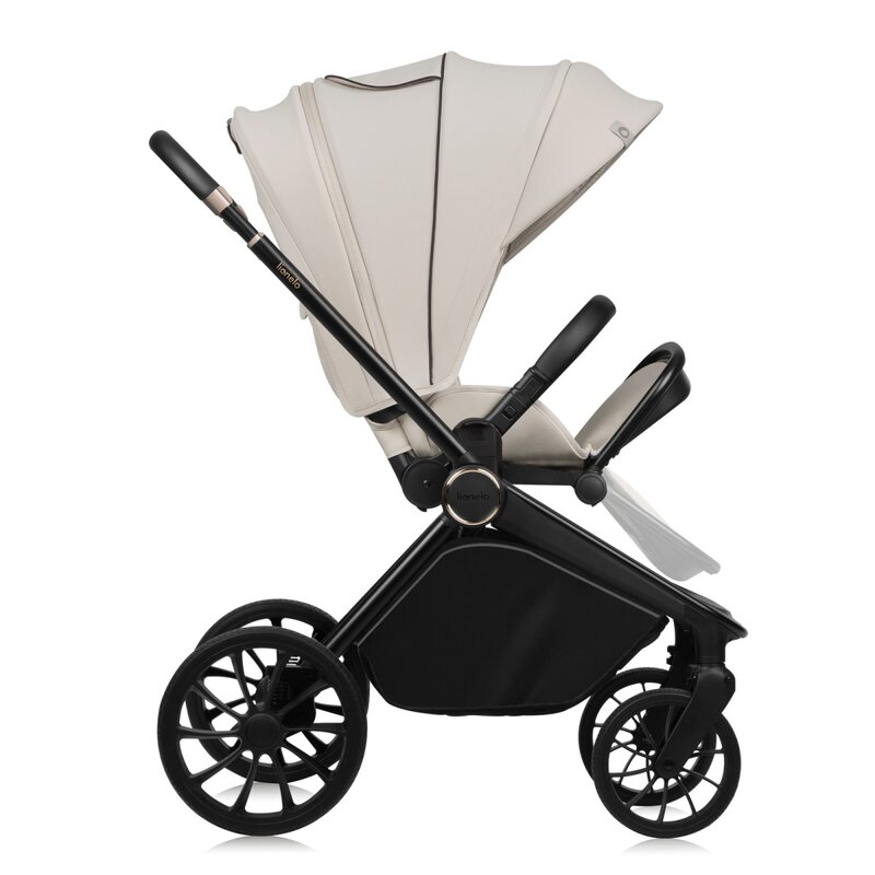 Carucior 2 in 1, Lionelo, Mika Plus, Cadru din aluminiu, Cu landou intarit si salteluta moale, Reversibil, Cu sistem de ventilatie 3D, Cu accesorii, Pana la 22 kg, Conform cu EN1888-1 EN1888-2, EN1466 [21]