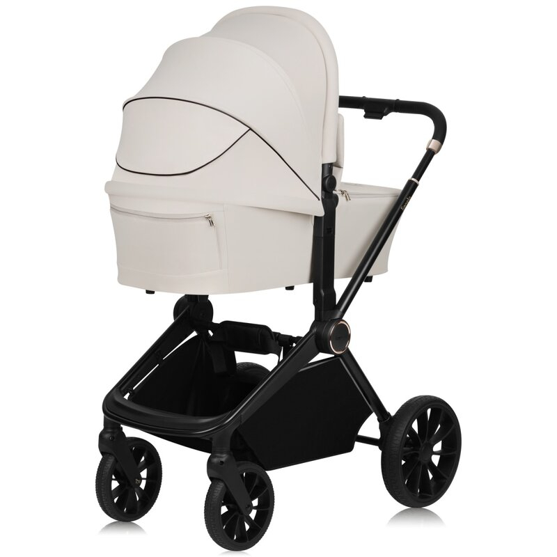 Carucior 2 in 1, Lionelo, Mika Plus, Cadru din aluminiu, Cu landou intarit si salteluta moale, Reversibil, Cu sistem de ventilatie 3D, Cu accesorii, Pana la 22 kg, Conform cu EN1888-1 EN1888-2, EN1466 [6]