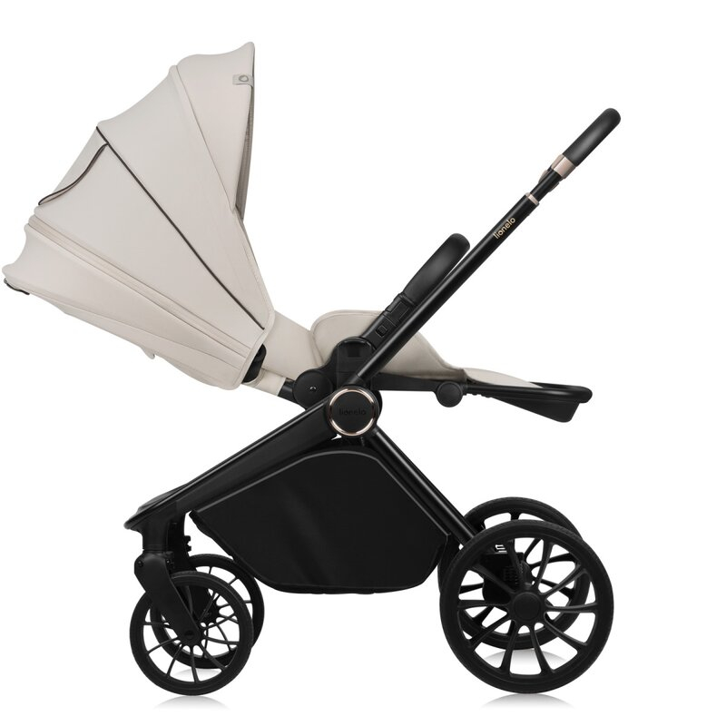 Carucior 2 in 1, Lionelo, Mika Plus, Cadru din aluminiu, Cu landou intarit si salteluta moale, Reversibil, Cu sistem de ventilatie 3D, Cu accesorii, Pana la 22 kg, Conform cu EN1888-1 EN1888-2, EN1466 [16]
